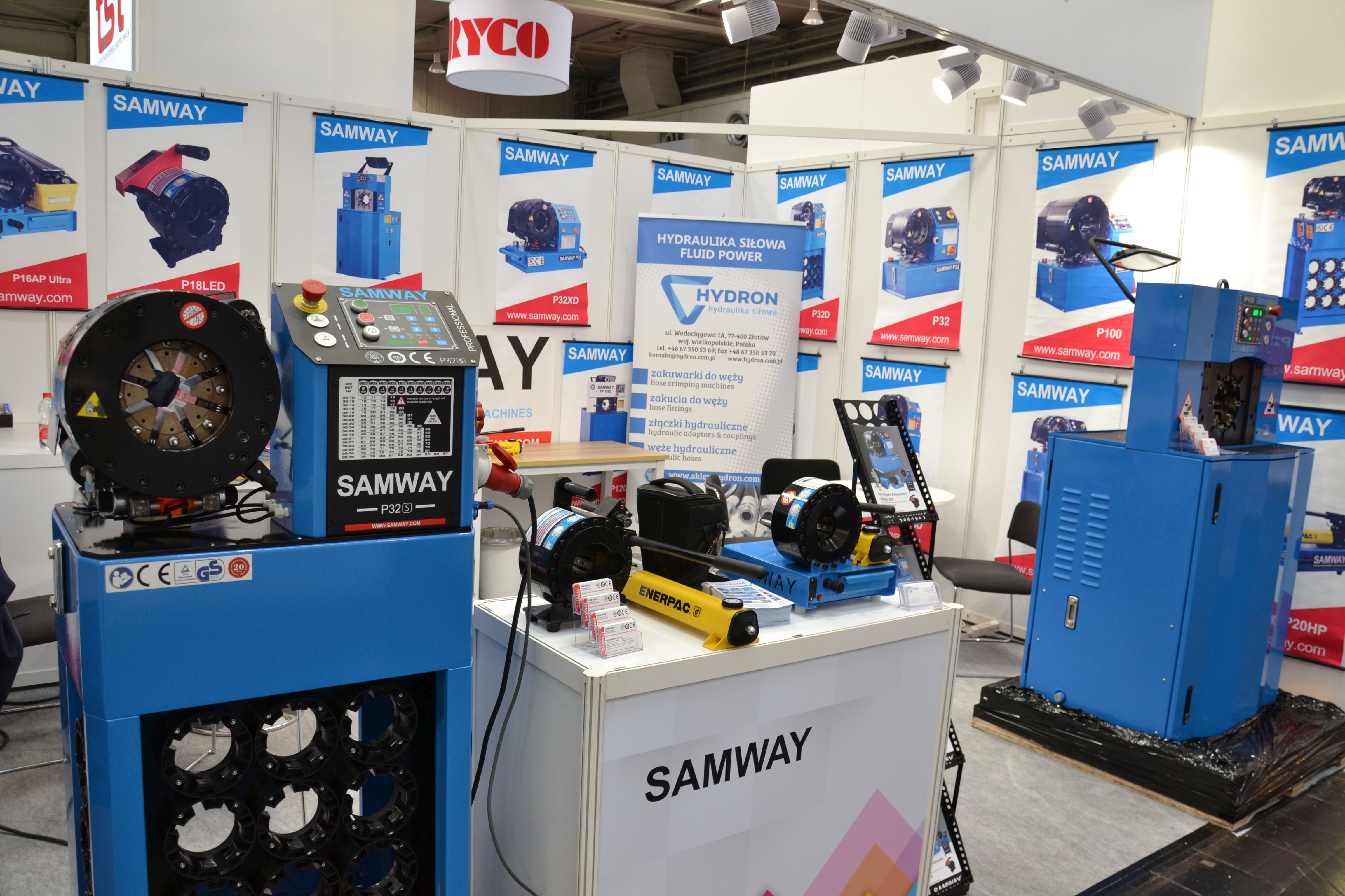 SAMWAY P32S - FIRMA HYDRON JAKO WYSTAWCA NA MIĘDZYNARDOWOCYH TARGACH HANNOVER MESSE 2019